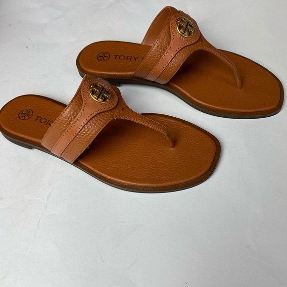 NEW Tory Burch Carson Thong Welt Leather Sandal - Picture 8 of 13